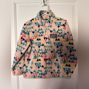 Eddie Bauer Kids Fleece Hoodie with Colorful Triangles